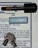 tubular lock picking tools
